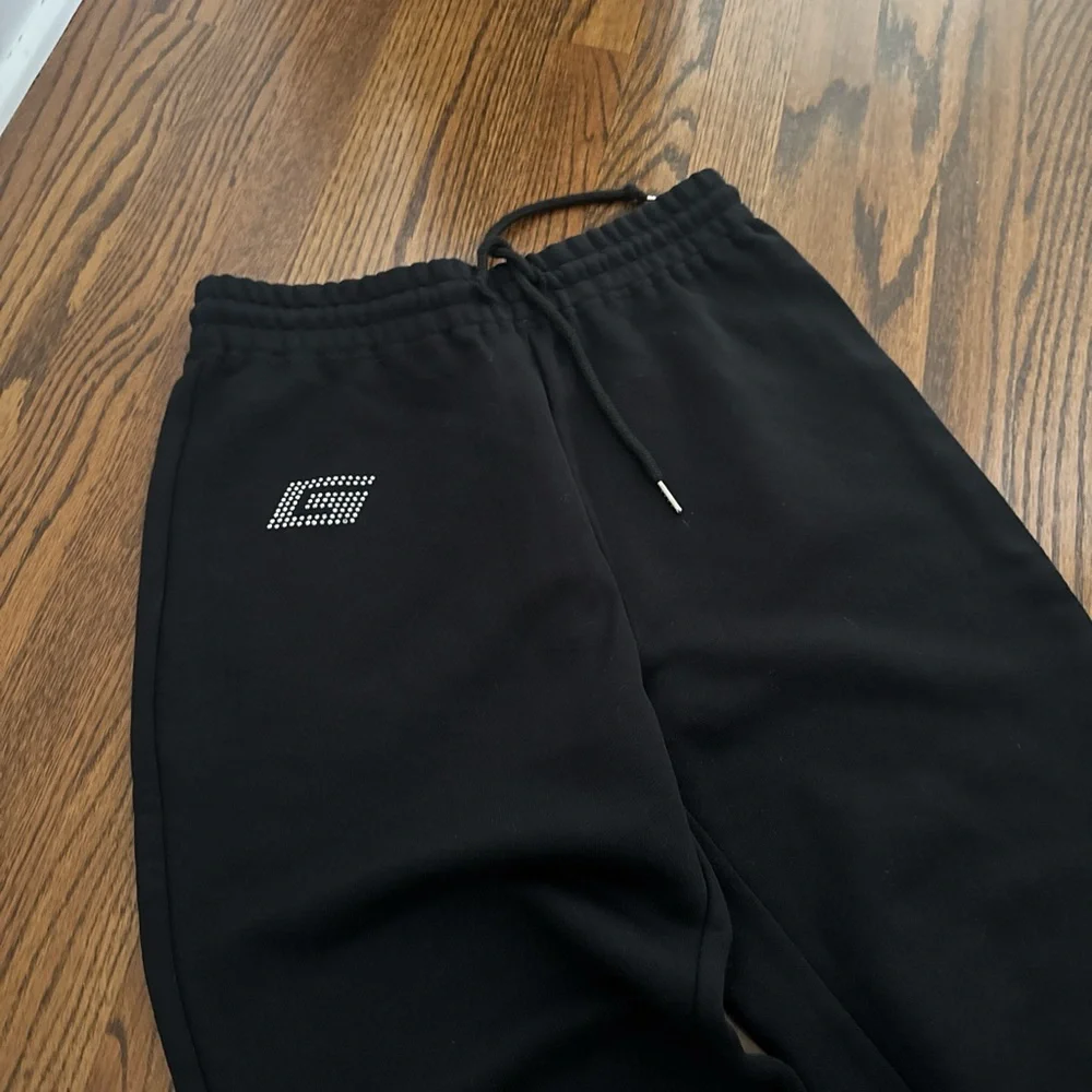 I.AM.GIA Black High-Rise Drawstring Joggers - Picture 4 of 5